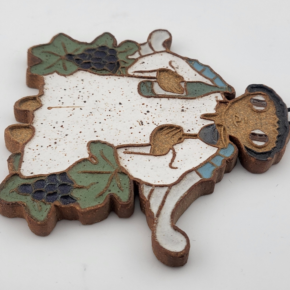 Vintage Ceramic Angel Christmas Ornament - Picture 7 of 11